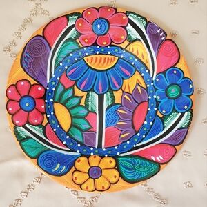 Mexican decorative plate 12 inches